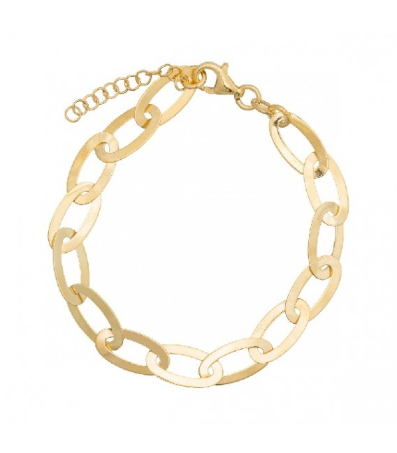 PULSERA ESLABONES OVAL PLANOS - PU5343CH