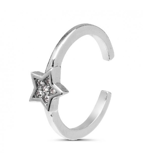 PENDIENTE EAR CUFF ESTRELLA CZ - PE6039R/04