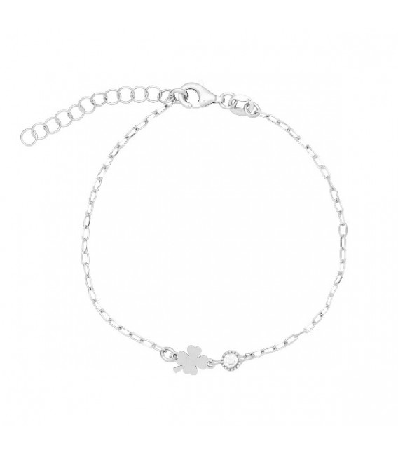 PULSERA TREBOL CON CIRCONITA - PU5347