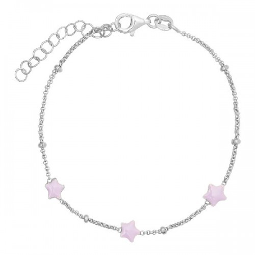 PULSERA 3 ESTRELLAS ESMALTE - PU5349R/14